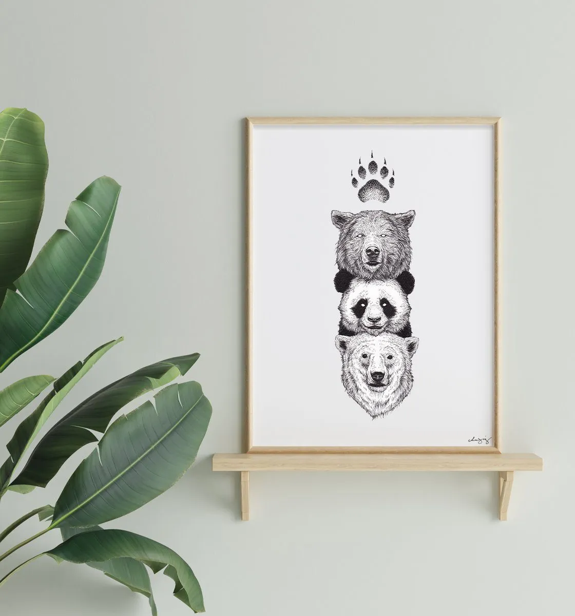 Ursus Totem Fine Art Print