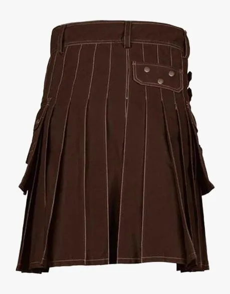 VICTORY BROWN UTILITY KILT