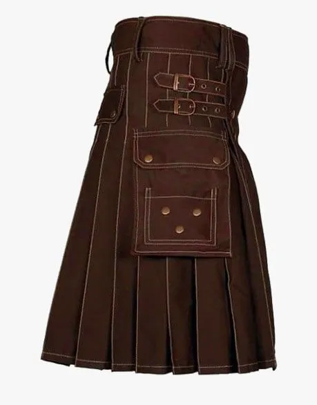 VICTORY BROWN UTILITY KILT