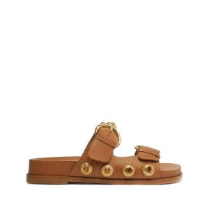 Vivian Sporty Atanado Leather Sandal