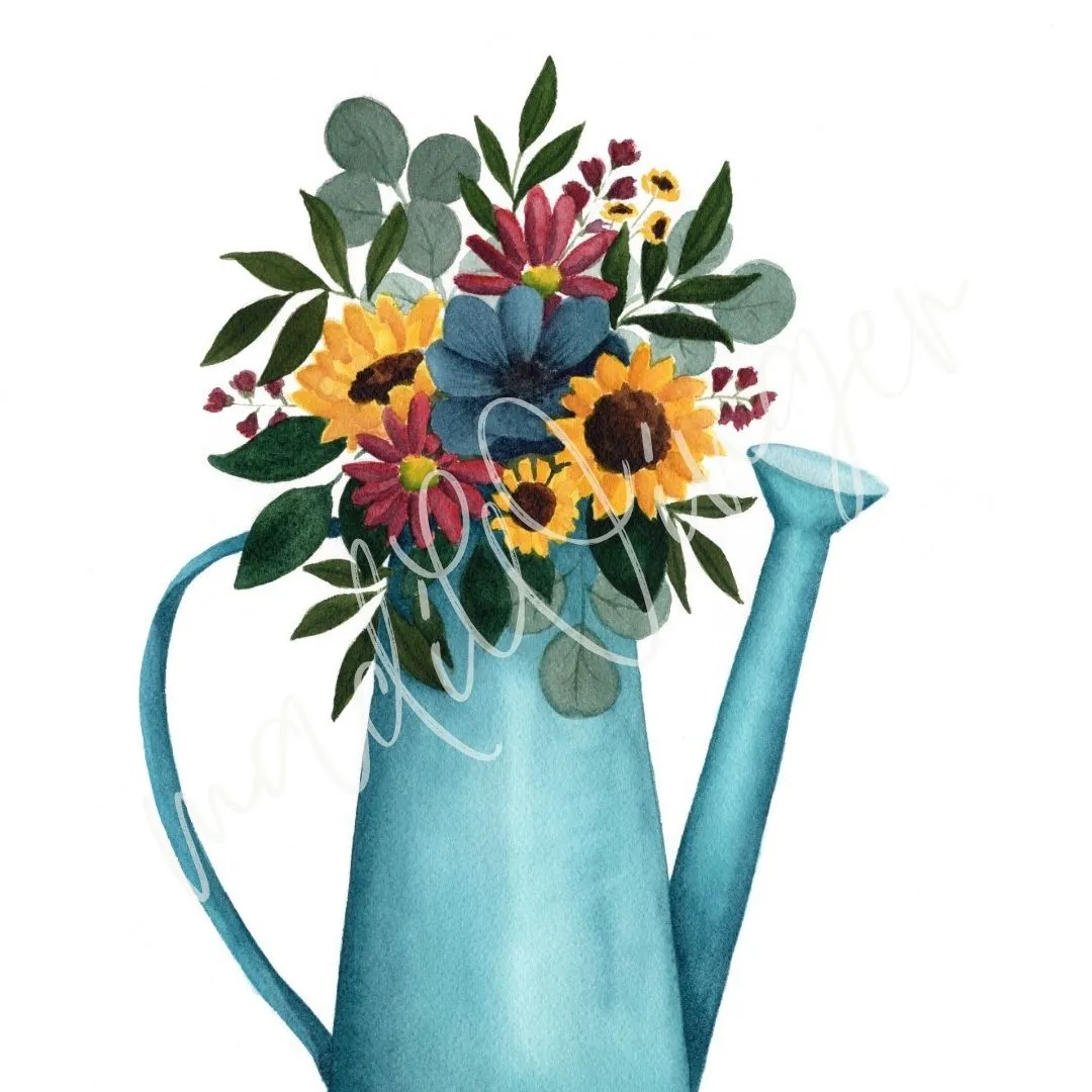 Watering Can Bouquet