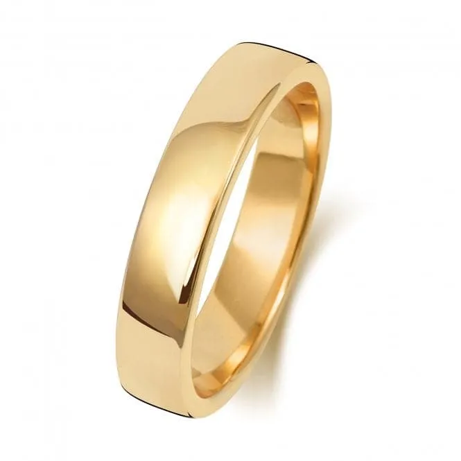 Wedding Band 9K Soft Court 4 mm-1.45 Wedding  Ring W134M