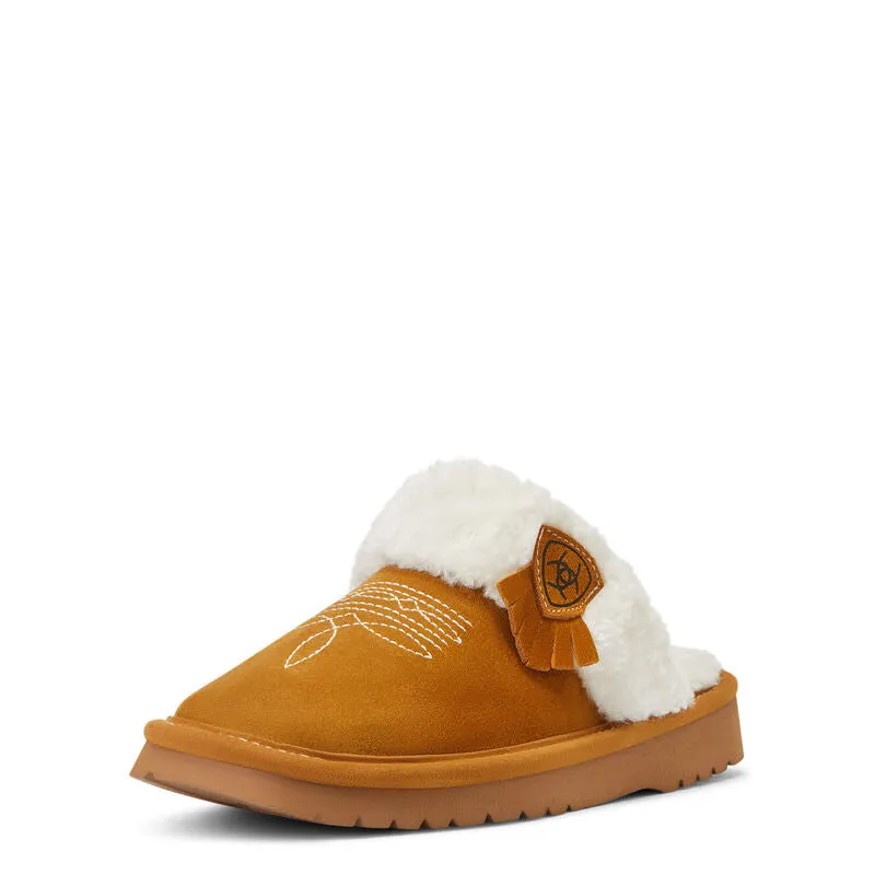 Women's Ariat Jackie Square Toe Slipper-Chestnut